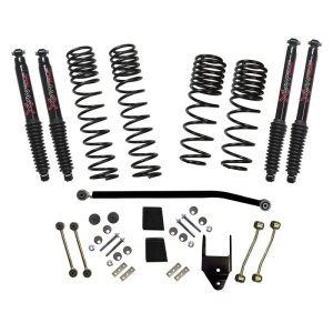 Jeep JL Suspension Lift Kit - Front + Rear - Skyjacker - 3.5-4in Dual Rate Long Travel, Black Max Shocks - 2020