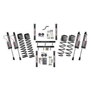 Jeep Wrangler TJ Suspension Lift Kit - Front + Rear - Skyjacker - ADX 2.0 Remote Reservoir Shocks - `97-`02