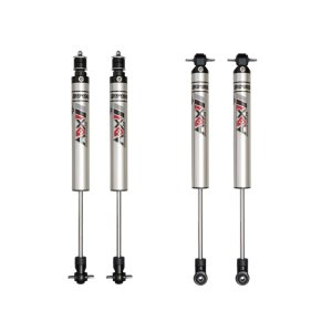 Jeep Wrangler Remote Reservoir Shocks - Skyjacker - ADX M2.0 Aluminum Monotube - Polished Clear Coat Aluminum - `97-`06