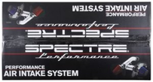 Jeep Wrangler Performance Air Intake - Spectre - Cold Air - Polished w/Red Filter - `18-`19