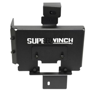 Jeep Gladiator Auxiliary Battery Mount - Superwinch - AuxBatteryKit, Battery Tray - Black/Red - `18-`24