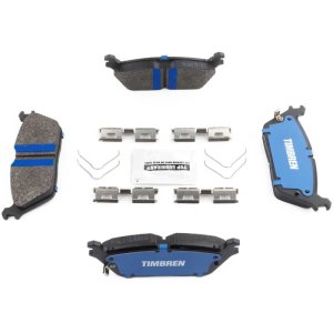 Jeep Grand Wagoneer Brake Pads - Rear - Timbren - BES OnyxBite™ Severe Duty Semi-Metallic - `22-`25