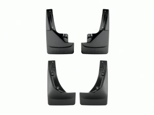 Jeep Wagoneer Mud Flaps - WeatherTech - No-Drill DigitalFit - Black - `22-`27 Jeep Wagoneer Mud Flaps - WeatherTech - No-Drill DigitalFit - Black - `22-`27
