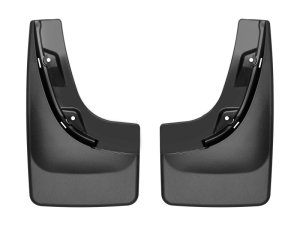 Jeep Compass Mud Flaps - Rear - WeatherTech - No-Drill DigitalFit - Black - `18-`27