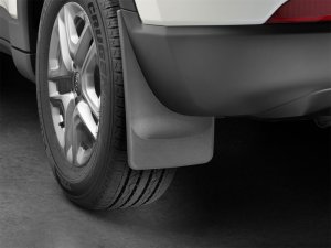 Jeep Compass Mud Flaps - Rear - WeatherTech - No-Drill DigitalFit - Black - `18-`27