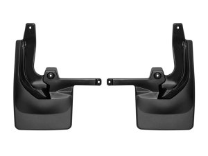 Jeep Wrangler Mudflaps - Rear - WeatherTech - No-Drill DigitalFit - Black - `18-`27