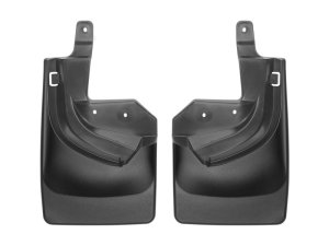 Jeep Wrangler Rubicon Mud Flap - Rear - WeatherTech - No-Drill DigitalFit - Black - `18-`27