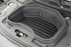 Jeep Wagoneer S Cargo Liner - Front Cargo Compartment - WeatherTech - Raised Lip - Black - `24-`25