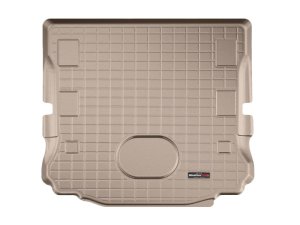 Jeep Wrangler Cargo Liner - Behind 1st Row Seating - WeatherTech - Works w/Alpine Premium 9-Speakers - Tan - `15-`27
