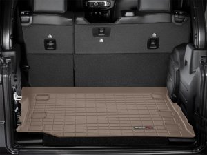 Jeep Wrangler Unlimited Cargo Liner - Rear - WeatherTech - Tan - `18-`27