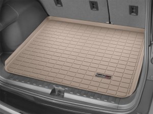 Jeep Wrangler JL Cargo Liner - WeatherTech - Raised Lip, Textured Finish - Tan - `18-`27