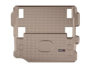 Jeep Wrangler JL Cargo Liner - WeatherTech - Raised Lip, Textured Finish - Tan - `18-`27