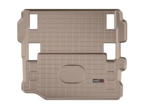 Jeep Wrangler JL Cargo Liner - WeatherTech - Raised Lip, Textured Finish - Tan - `18-`27