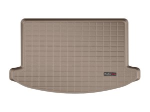 Jeep Grand Wagoneer Cargo Liner - WeatherTech - Raised Lip - Tan - `22-`27 Jeep Grand Wagoneer Cargo Liner - WeatherTech - Raised Lip - Tan - `22-`27
