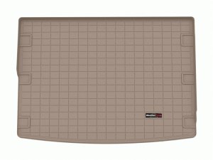 Jeep Grand Wagoneer L Cargo Liner - Rear - WeatherTech - Raised Lip - Tan - `23-`24 Jeep Grand Wagoneer L Cargo Liner - Rear - WeatherTech - Raised Lip - Tan - `23-`24