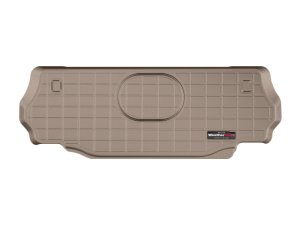 Jeep Wrangler Cargo Liner - WeatherTech - Raised Lip, Textured Finish - Tan - `15-`16