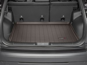 Jeep Cherokee Cargo Liner - Behind 2nd Row Seating - WeatherTech - Raised Lip, Textured Finish - Cocoa - `19-`27