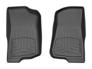 Jeep Gladiator FloorLiner - Front - WeatherTech - HP - Black - `20-`27 Jeep Gladiator FloorLiner - Front - WeatherTech - HP - Black - `20-`27