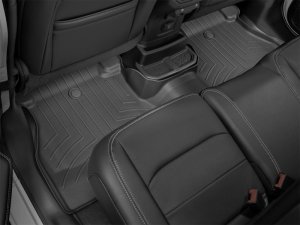 Jeep Wrangler Unlimited FloorLiner - Rear - WeatherTech - DigitalFit - Black - `18-`27