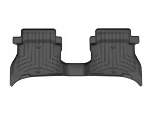Jeep Wrangler 4xe Floor Mat - Rear - WeatherTech - FloorLiner HP - Black - `21-`24 Jeep Wrangler 4xe Floor Mat - Rear - WeatherTech - FloorLiner HP - Black - `21-`24