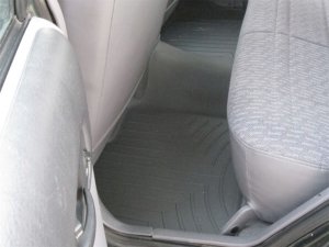 Jeep Cherokee FloorLiner - Rear - WeatherTech - DigitalFit - Black - `97-`01