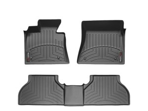 Jeep Wrangler Unlimited FloorLiner - Front - WeatherTech - DigitalFit - Black - `14-`27
