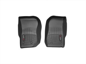 Jeep Wrangler FloorLiner - Front - WeatherTech - DigitalFit, HDTE - Black - `14-`27 Jeep Wrangler FloorLiner - Front - WeatherTech - DigitalFit, HDTE - Black - `14-`27
