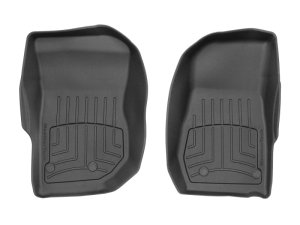Jeep Wrangler FloorLiner - Front - WeatherTech - HP - Black - `14-`17 Jeep Wrangler FloorLiner - Front - WeatherTech - HP - Black - `14-`17