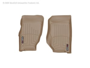 Jeep Liberty FloorLiner - Front - WeatherTech - DigitalFit - Tan - `02-`07