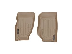 Jeep Liberty FloorLiner - Front - WeatherTech - DigitalFit - Tan - `02-`07