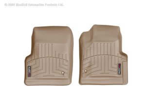 Jeep Wrangler FloorLiner - Front - WeatherTech - DigitalFit - Tan - `97-`06