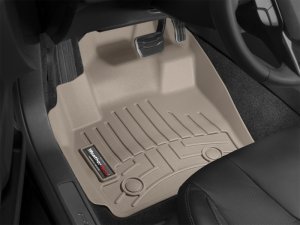 Jeep Wrangler FloorLiner - Front - WeatherTech - DigitalFit - Tan - `97-`06