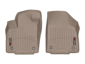 Jeep Patriot FloorLiner - Front - WeatherTech - DigitalFit - Tan - `17-`27 Jeep Patriot FloorLiner - Front - WeatherTech - DigitalFit - Tan - `17-`27