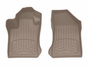 Jeep Compass Floor Mat Set - Front - WeatherTech - FloorLiner HP - Tan - `17-`26