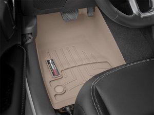 Jeep Wrangler Unlimited FloorLiner - Front - WeatherTech - DigitalFit - Tan - `18-`27