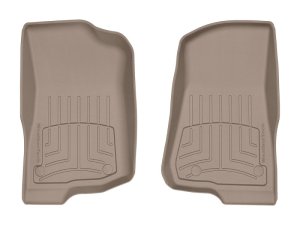 Jeep Gladiator Floor Mat - Front - WeatherTech - FloorLiner HP - Tan - `20-`27 Jeep Gladiator Floor Mat - Front - WeatherTech - FloorLiner HP - Tan - `20-`27