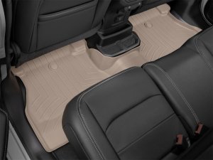 Jeep Wrangler Unlimited FloorLiner - Rear - WeatherTech - DigitalFit - Tan - `18-`27