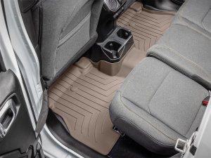 Jeep Wrangler Unlimited Floor Mat - Rear - WeatherTech - FloorLiner HP - Tan - `19-`27