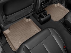 Jeep Grand Cherokee L Floor Mat Set - Rear - WeatherTech - DigitalFit - Tan - `21-`27