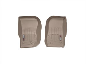 Jeep Wrangler FloorLiner - Front - WeatherTech - DigitalFit - Tan - `14-`27