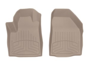 Jeep Cherokee Floor Mat Set - Front - WeatherTech - FloorLiner HP - Tan - `16-`27 Jeep Cherokee Floor Mat Set - Front - WeatherTech - FloorLiner HP - Tan - `16-`27