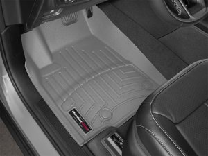 Jeep Grand Cherokee L FloorLiner - Front - WeatherTech - DigitalFit - Grey - `21-`27 Jeep Grand Cherokee L FloorLiner - Front - WeatherTech - DigitalFit - Grey - `21-`27