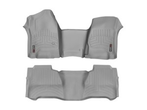 Jeep Wrangler FloorLiner - Front + Rear - WeatherTech - DigitalFit - Grey - `14-`27 Jeep Wrangler FloorLiner - Front + Rear - WeatherTech - DigitalFit - Grey - `14-`27