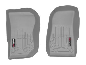Jeep Wrangler FloorLiner - Front - WeatherTech - DigitalFit - Grey - `14-`27