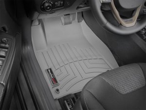 Jeep Cherokee FloorLiner - Front - WeatherTech - DigitalFit - Grey - `15-`27