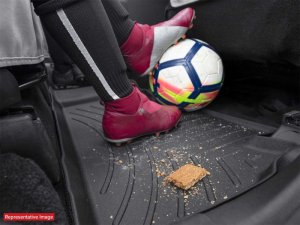 Jeep Patriot FloorLiner - Front - WeatherTech - DigitalFit - Cocoa - `17-`27