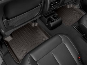 Jeep Grand Cherokee L Floor Mats - Rear - WeatherTech - DigitalFit - Cocoa - `21-`27