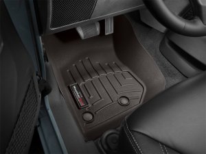 Jeep Wrangler FloorLiner - Front - WeatherTech - DigitalFit - Cocoa - `14-`16 Jeep Wrangler FloorLiner - Front - WeatherTech - DigitalFit - Cocoa - `14-`16