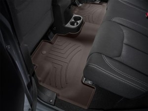 Jeep Wrangler JK Unlimited Floor Mats - Rear - WeatherTech - FloorLiner HP - Cocoa - `18-`27