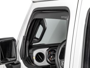 Jeep Gladiator Wind Deflectors - Front And Rear - WeatherTech - Side Window Deflector - Dark Smoke - `20-`23